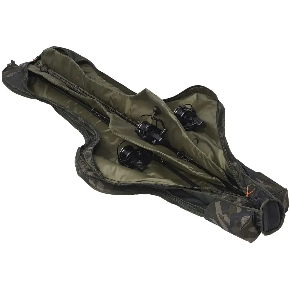 Чехол для удилищ Prologic Avenger Padded Multi Sleeve 3 rod 13’ Green camouflage - фото 2