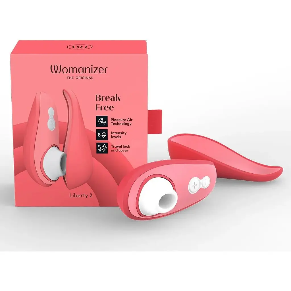 Вакуумный стимулятор Womanizer Liberty 2 Vibrant Rose - фото 9