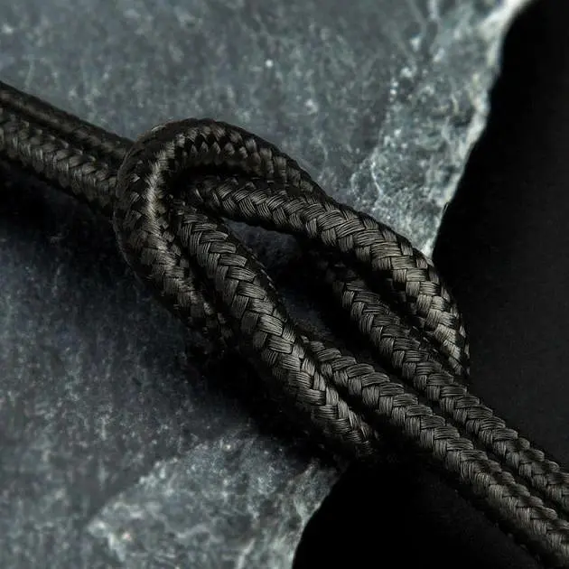 Кабель Baseus Halo Data Cable USB A to Lightning 2.4А 0.25m Black (CALGH-I01) - фото 4