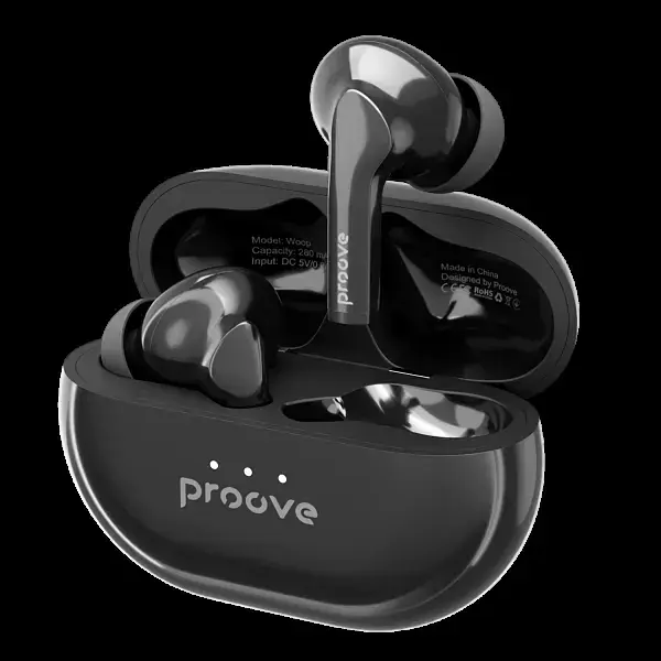 Навушники TWS Proove Woop with ANC black (TWWP00010001) UA - фото 3
