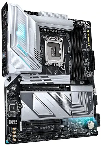 Материнская плата LGA1851, Gigabyte Z890 GAMING X WIFI7, Z890, 4xDDR5, 1xPCI-E 5.0 x16, 2xPCI-E 4.0 x16, 4xSATA3, 4xM.2, Realtek 7.1, Realtek 2.5GbE, WiFi 7, Bluetooth 5.4, HDMI/DP/Type-C, ATX - фото 3
