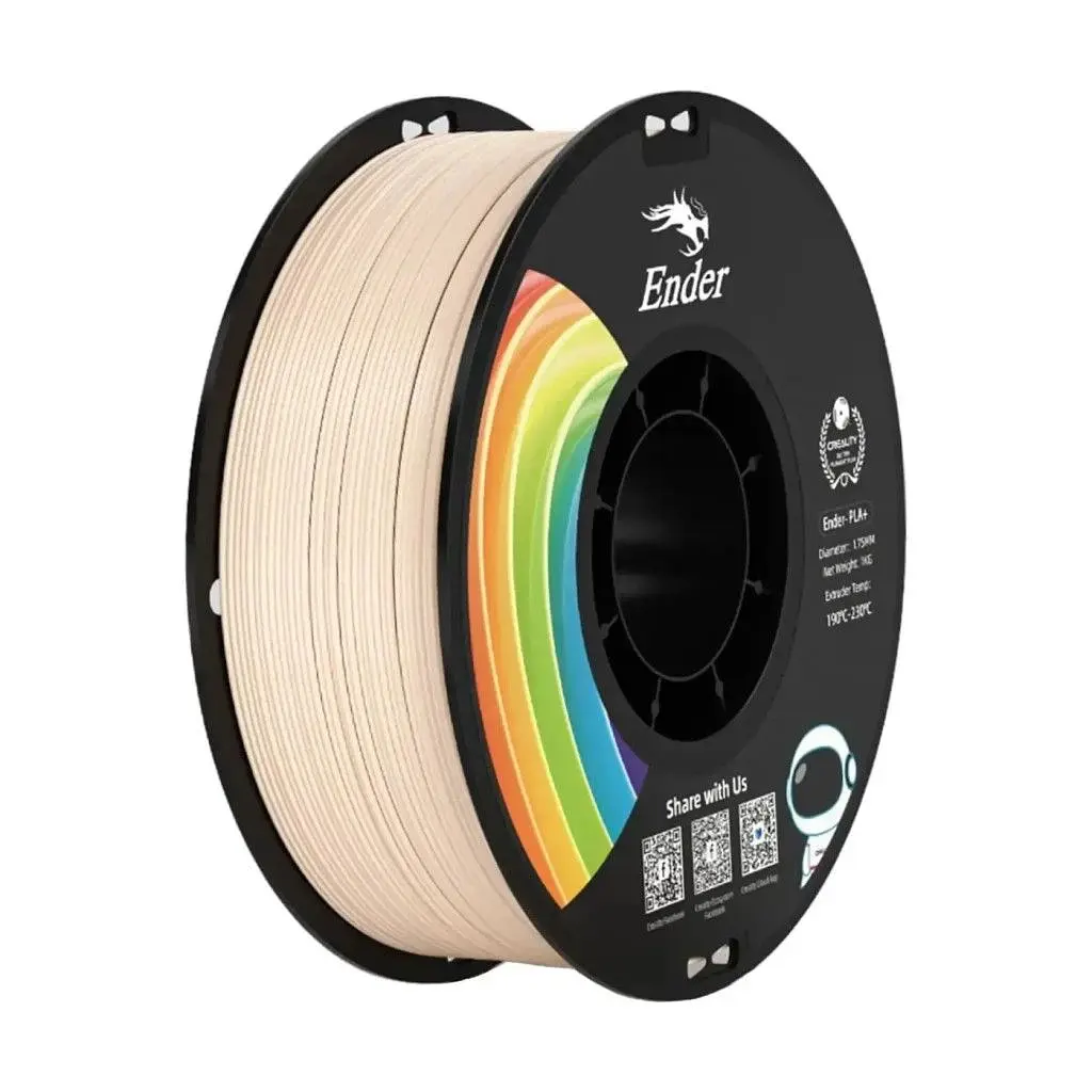 Пластик для 3D-принтера Creality PLA+ 1кг, 1.75мм, beige (3301010312)