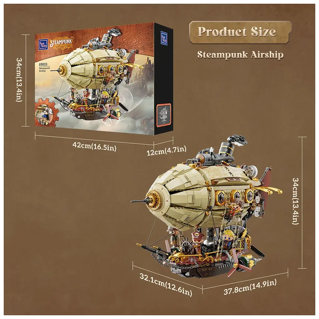 Конструктор Pantasy Original Дирижабль Steampunk (85021) - фото 7
