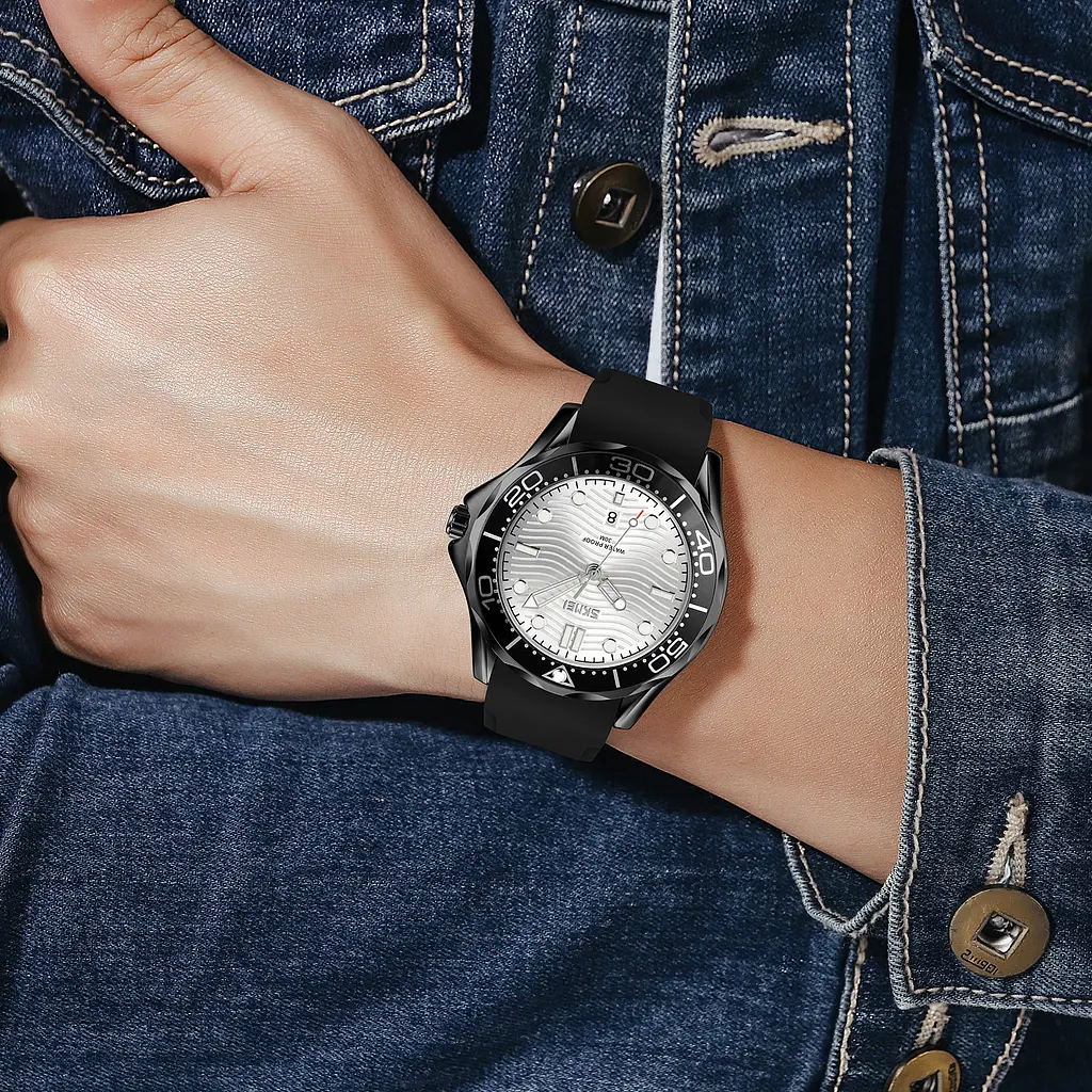 Чоловічий наручний годинник 9276PBKSI Black-Silver Silicone strap Skmei acs0029807 - фото 3