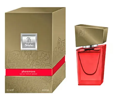 Духи с феромонами женские Shiatsu Pheromone Fragrance women red 15 ml - фото 2