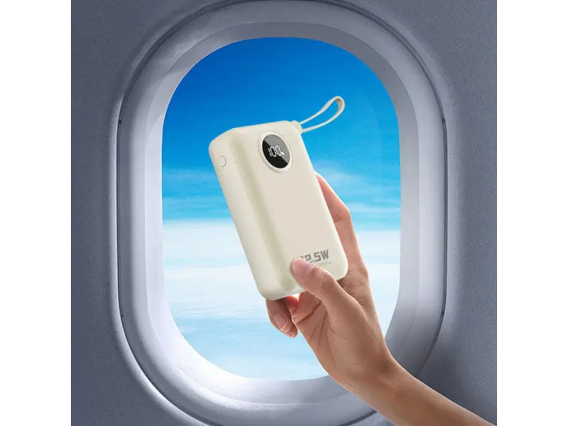 Зовнішній акумулятор (Power Bank) Dudao 20000mAh K14+ 22.5W White (6977196680023) - фото 6