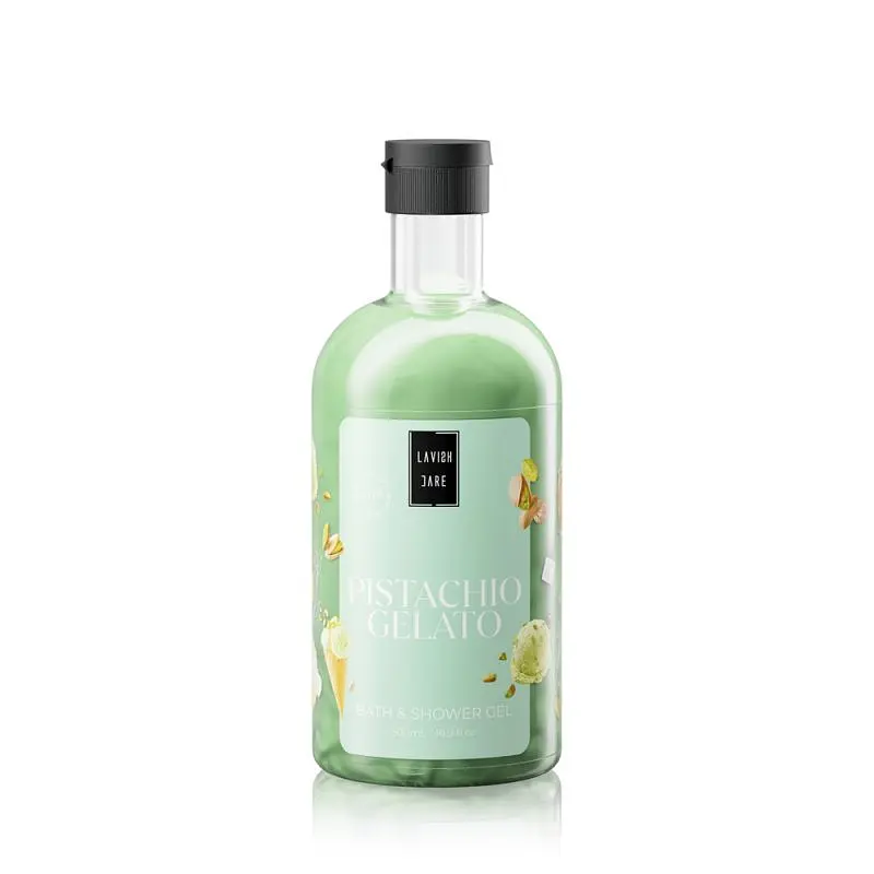 Гель для душу LAVISH CARE BATH AND SHOWER GEL - PISTACHIO GELATO з араматом фісташкового морозива, 500 мл
