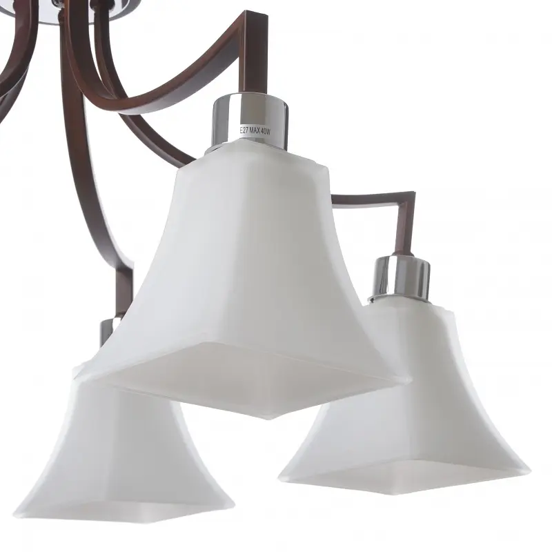 Люстра потолочная Brille классическая E14 40W BR (LK-284C/5) - фото 3