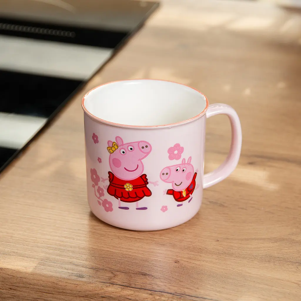 Чашка порцелянова Peppa Pig 400 мл, рожевий Yiwu HP-15-13 - фото 14