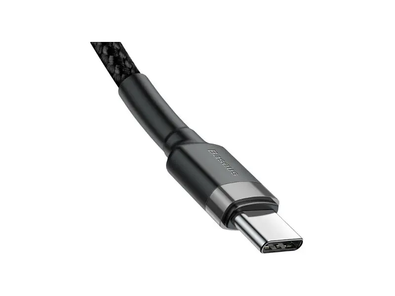 Кабель BASEUS Type-C PD2.0 60W (20V 3A) 2m (CATKLF-HG1) сіро-чорний - фото 3