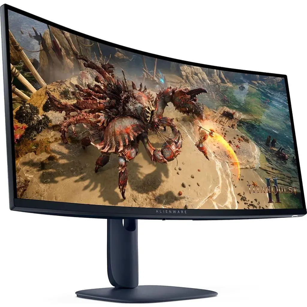 Монітор 34" Dell AW3425DWM Curved UWQHD VA 180Hz (210-BQWL) - фото 2