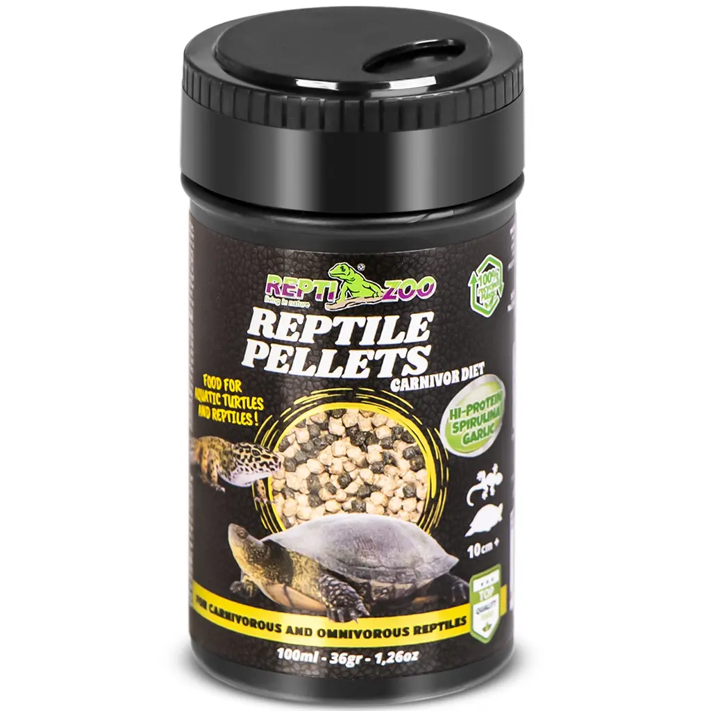 Корм і вітаміни для хижих рептилій Repti-Zoo Reptile Pellets 100мл - фото 2