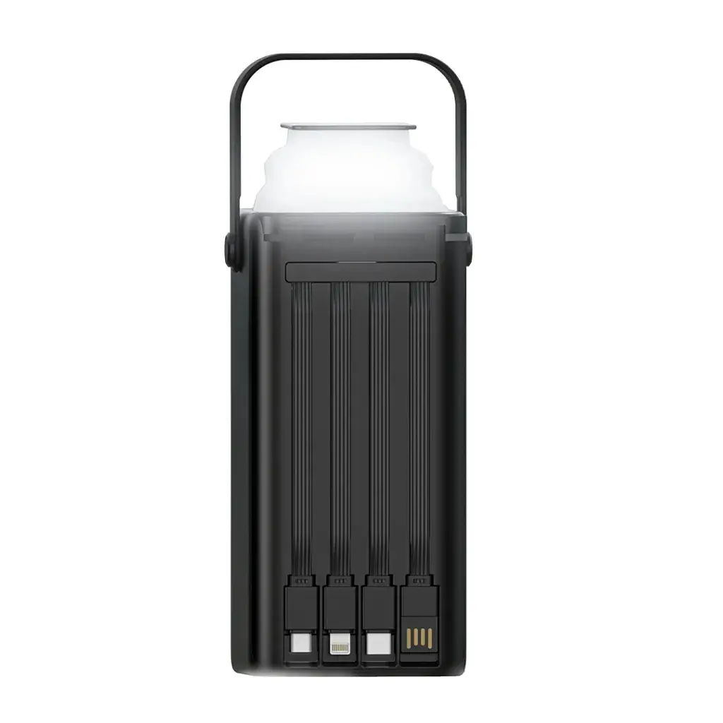 Батарея універсальна XO 30000mAh, PD/20W, QC/22,5W, Lamp, black (XO-PR285) - фото 2