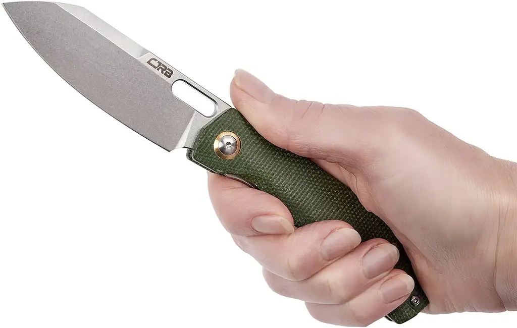 Ніж CJRB Ekko, AR-RPM9 Steel, Micarta зелений - фото 4