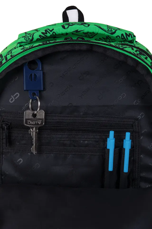 Рюкзак CoolPack Prime Game Over 21 л 41х31х15 см зелений (F162969) - фото 4