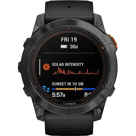 Смарт-часы Garmin Fenix 7X Pro Solar Slate Gray w. Black Band (010-02778-00/01) - фото 5