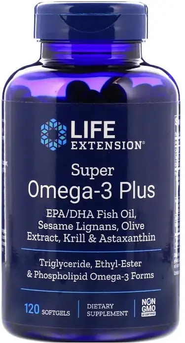 Омега-3 Life Extension Super Omega-3 Plus 120 капс