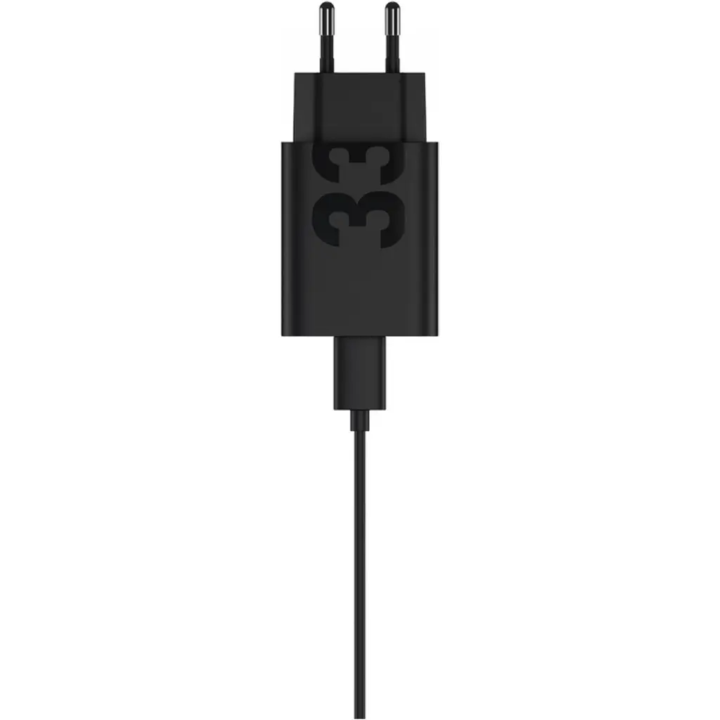 Сетевое зарядное устройство Motorola TurboPower 33W USB-A + Сable USB-A to USB-C Black (MC-332L) [162658] - фото 4