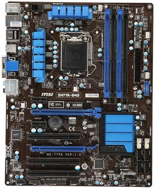 Материнська плата MSI ZH77A-G43 (ZH77A-G43) (Socket 1155, Intel H77, ATX) Б/в - фото 4