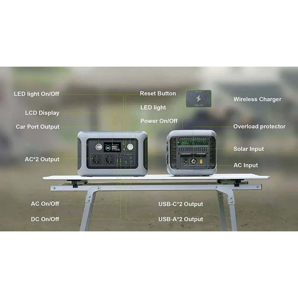 Зарядна станція ALLPOWERS R600 / 600 Вт / 299.52 Вт/ч / LiFePO4 (R600) - фото 11