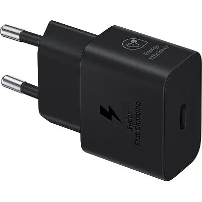 Зарядний пристрій Samsung 25W Power Adapter (w C to C Cable) Black (EP-T2510XBEGEU) - фото 2