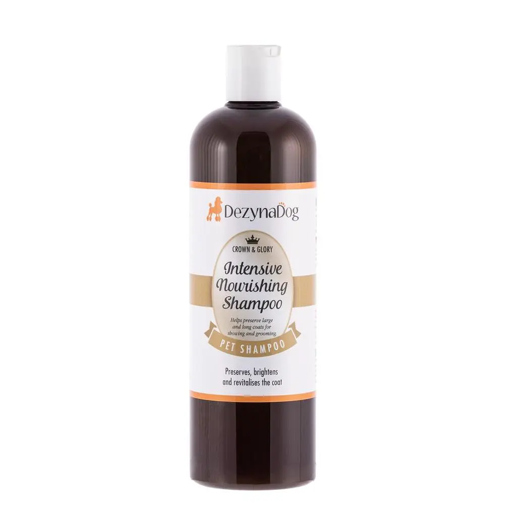 Шампунь Dezynadog Crown Glory Intensive Nourishing інтенсивний живильний очищує зберігає освітлює та відновлює шерсть для всіх порід собак 500мл арт. 125047