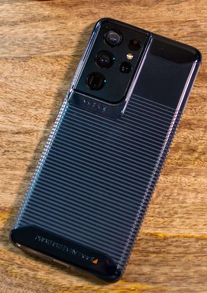 Оригінальний протиударний чохол для Samsung Galaxy S21 Ultra GEAR4 Havana Smoke силіконовий - фото 9