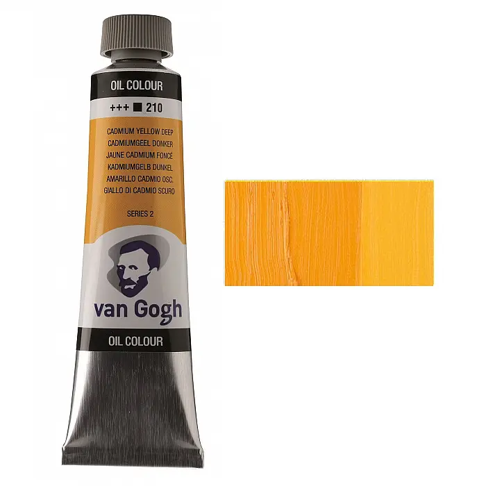 Фарба олійна Van Gogh (210) Кадмій жовтий темний 40 мл Royal Talens (8712079219161)