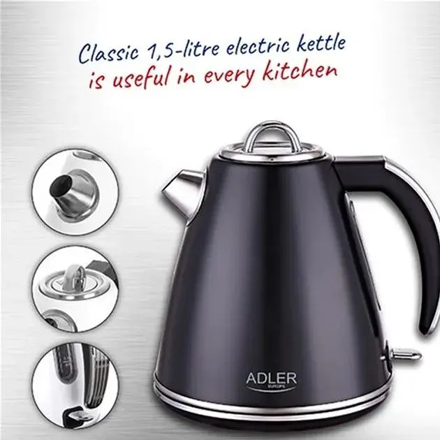 Чайник электрический Adler AD 1343 1.5 л - фото 5