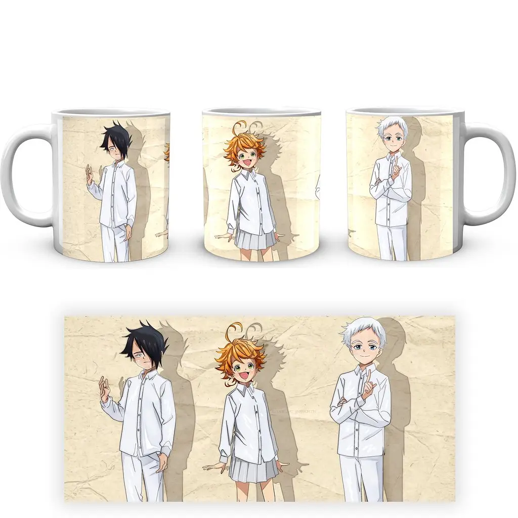 Кухоль GeekLand The Promised Neverland Обіцяний Неверленд Рей Емма Норман NV 02.474 330 мл білий - фото 4