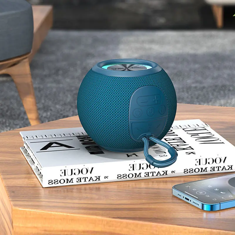 Bluetooth Колонка Borofone BR23 Sound ripple sports Dark blue - фото 3
