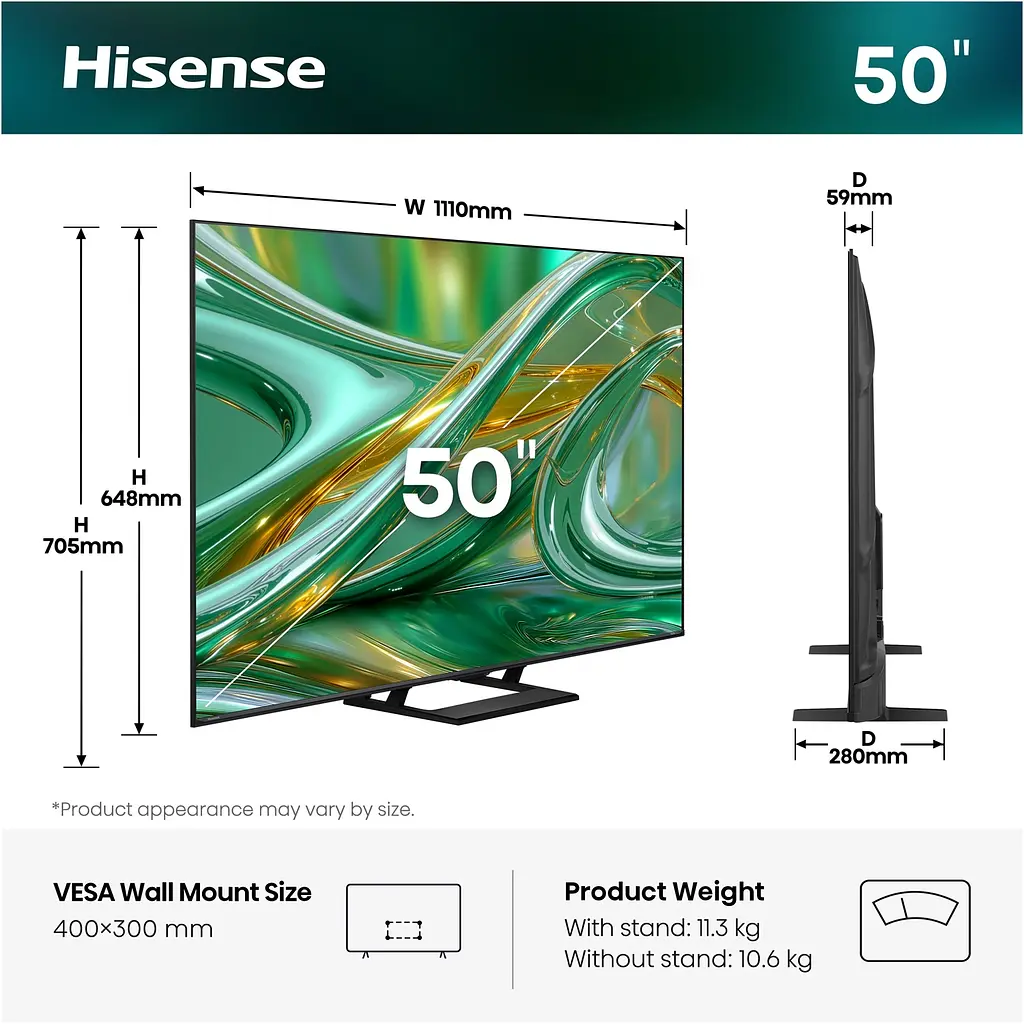 LED-телевізор Hisense 50E8S (7263479) - фото 8