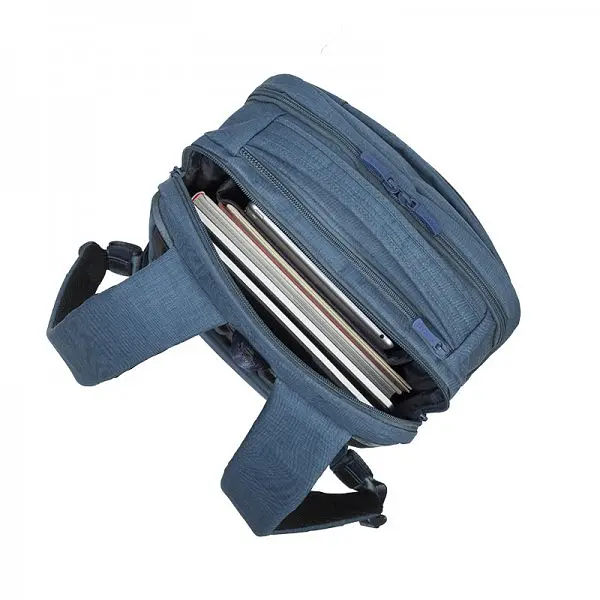 Рюкзак для ноутбука 17.3 Rivase 8365 Blue - фото 4
