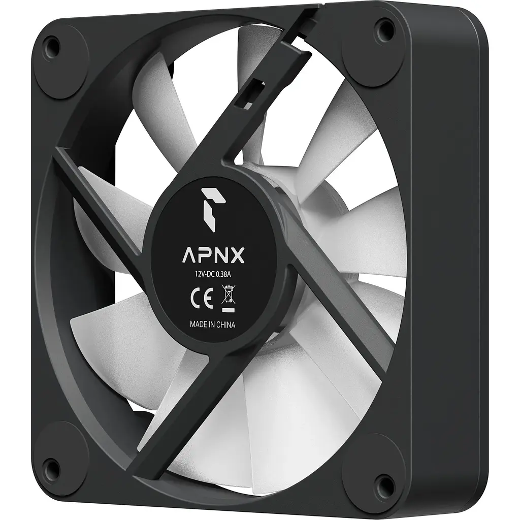 Комплект вентиляторів APNX FP1-R 120 ARGB Black - 3 Pack (APF3-PF11267.11) - фото 4