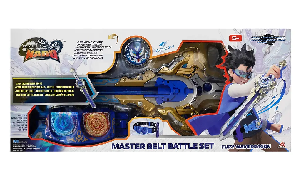 Набір Auldey VI Master Belt Battle Set Лютий Дракон Fury Wave Dragon Infinity Nado det0018438 - фото 2