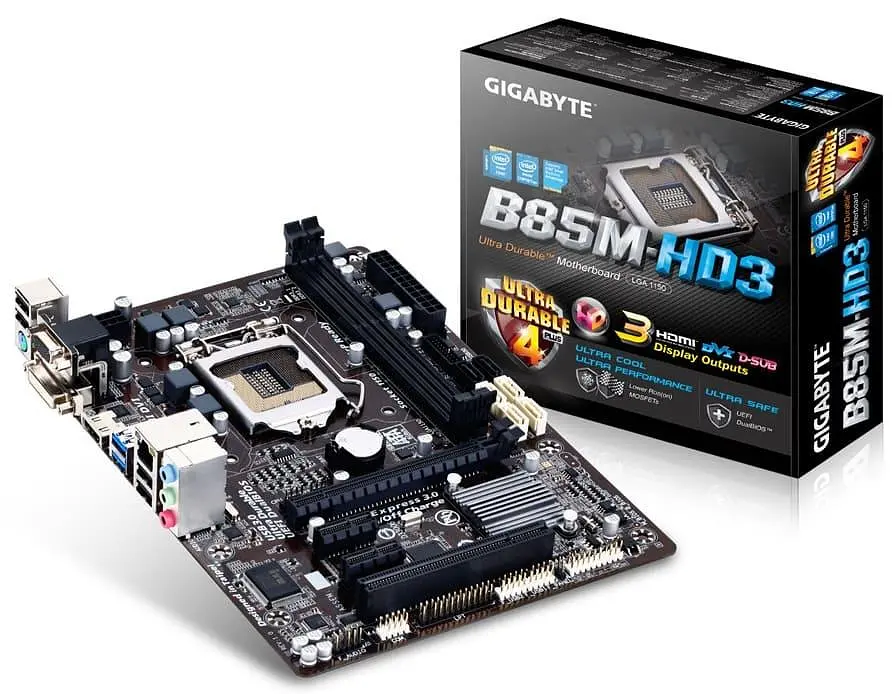 Материнська плата Gigabyte GA-B85M-HD3 (GA-B85M-HD3) (Socket 1150, Intel B85, Micro-ATX) Б/в - фото 4