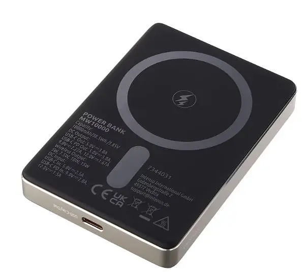 Портативний зарядний пристрій USB 10000MAH MAG CHAMPAGNE MW10000 7344031 INTENSO - фото 2