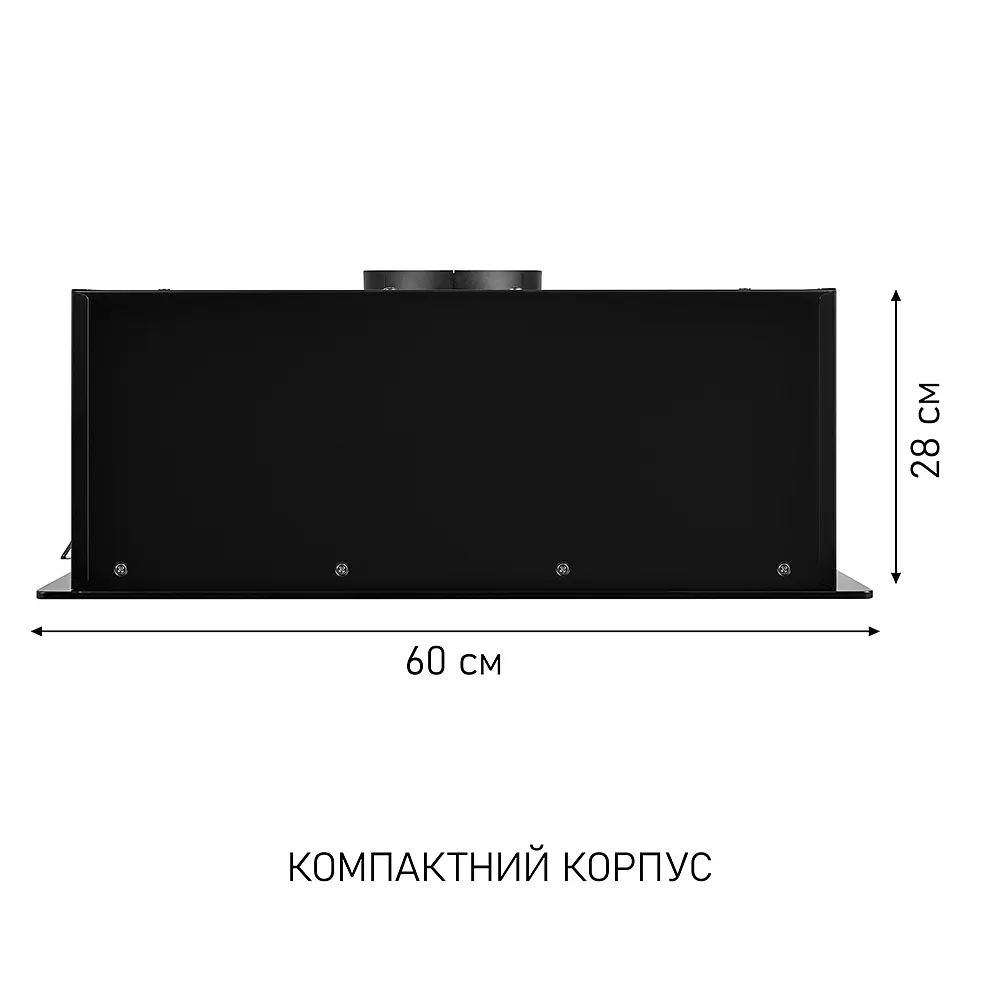 Витяжка повновбудована Minola HBI 6873 BL GLASS 1200 LED Line - фото 13