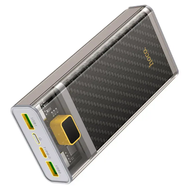 Батарея універсальна HOCO 20000mAh, 22.5W, Black (J103A / 45366) - фото 3
