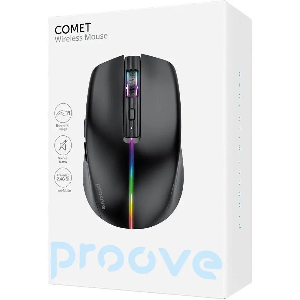 Миша Proove Comet Black (WMCM00022001) [154669] - фото 6