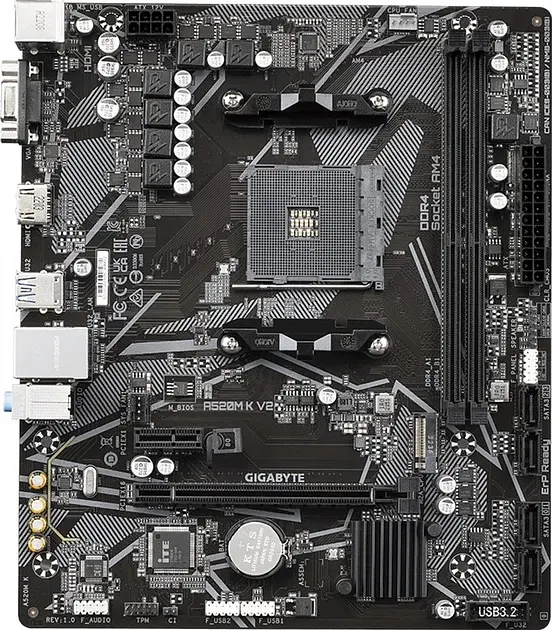 Материнська плата Gigabyte A520M K V2