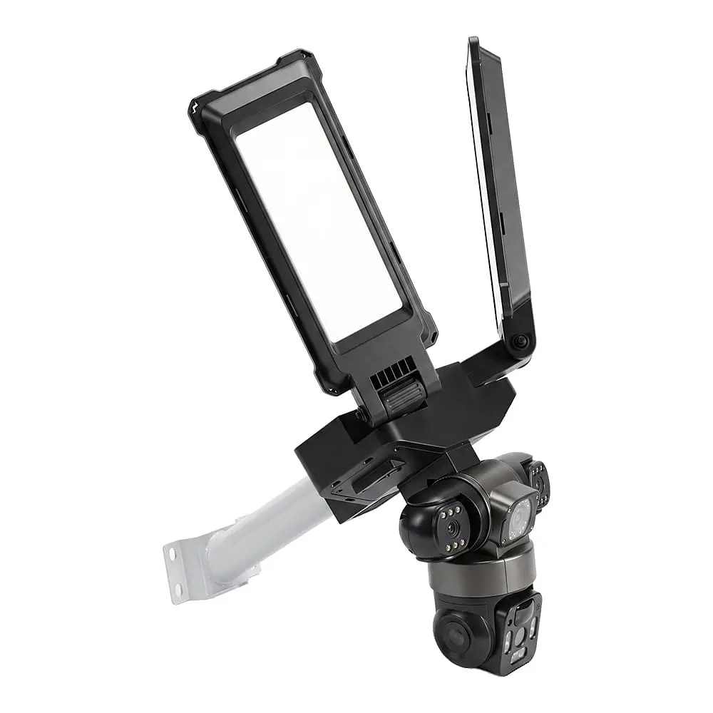 IP PTZ-відеокамера автономна з 4G, прожектором та сонячною панеллю 3Mp+3Mp+3Mp Light Vision VLC-1223IGL/3C (Lamp+Solar) f=4mm, на акумуляторних батареях (75-00358) - фото 4