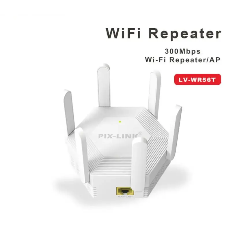 WiFi ретранслятор PIX-LINK LV-WR56T підсилювач сигналу вай фай роутера White (18895) - фото 3