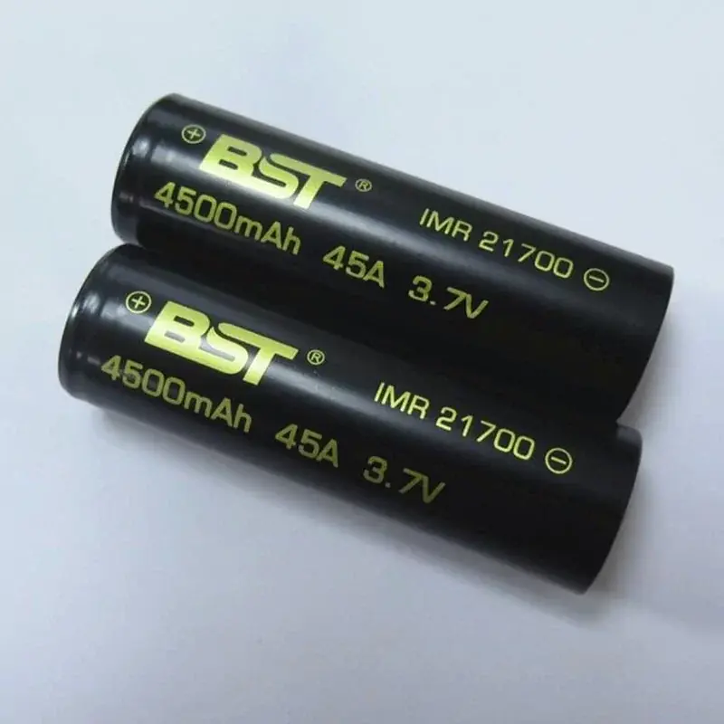 Акумулятор 21700 45A BST 3.7 V 4500 mah BST Чорний - фото 4