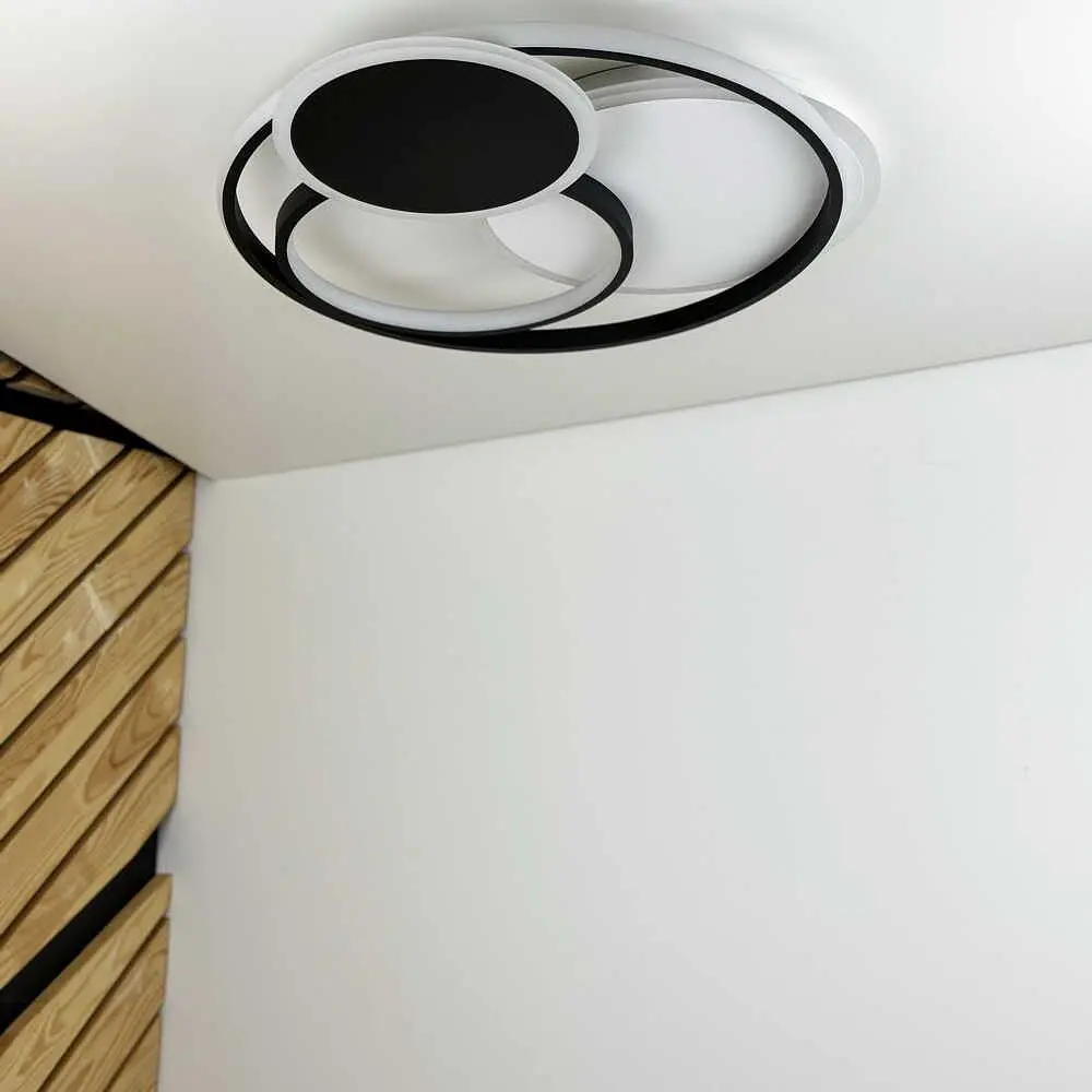 Світильник LED smart SPINER+пульт 100W чорний круг Violux ( 220515 ) - фото 2