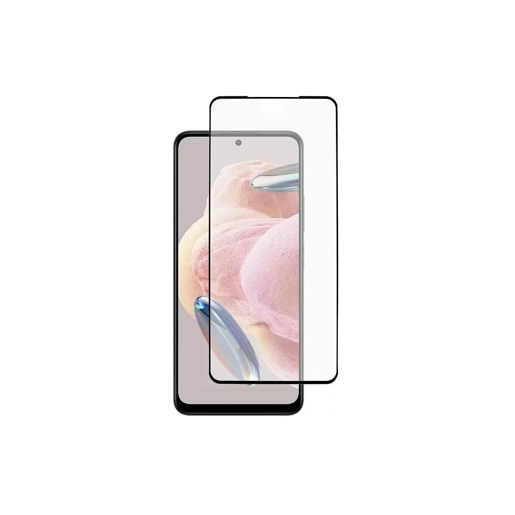 Скло захисне Dengos Full Glue Xiaomi Redmi Note 12 4G (black) (TGFG-274) - фото 2