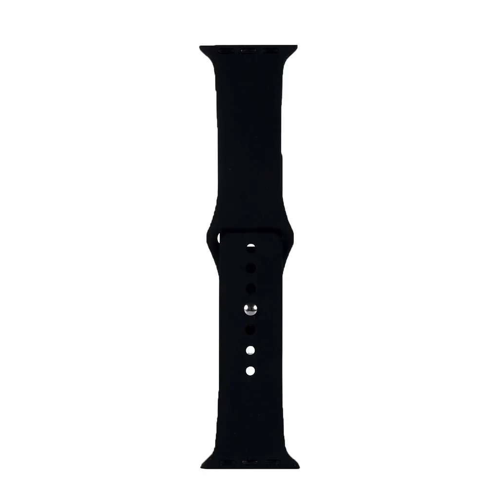 Ремінець Apple Watch Silicone 42/44/45/46/49 мм Чорний L (18) - фото 2