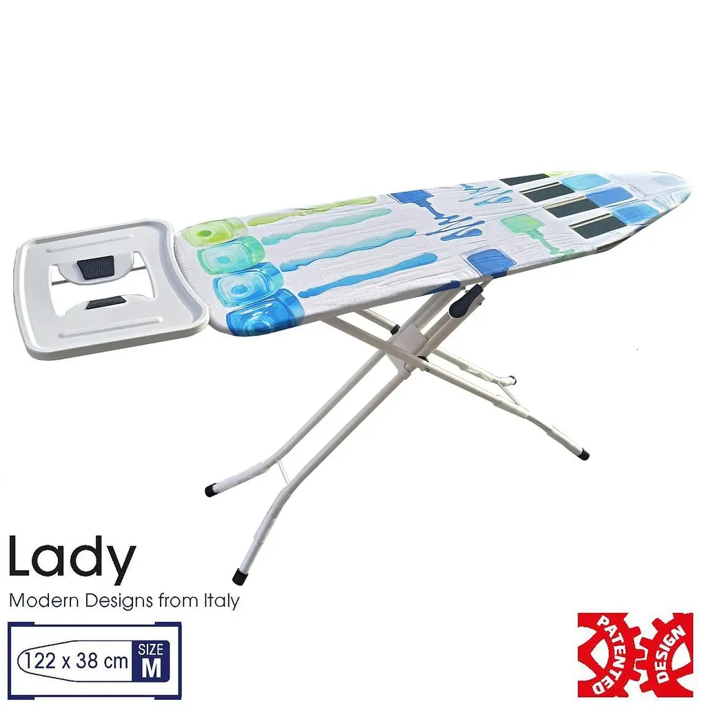 Дошка для прасування Casa Si Lady 122x38 White/Blue Laquer (CS93574R267), Білий - фото 2