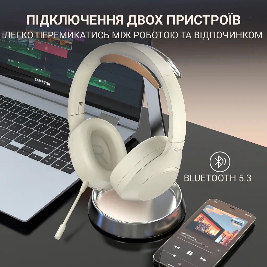 Навушники Fifine білі (X3W) - фото 10