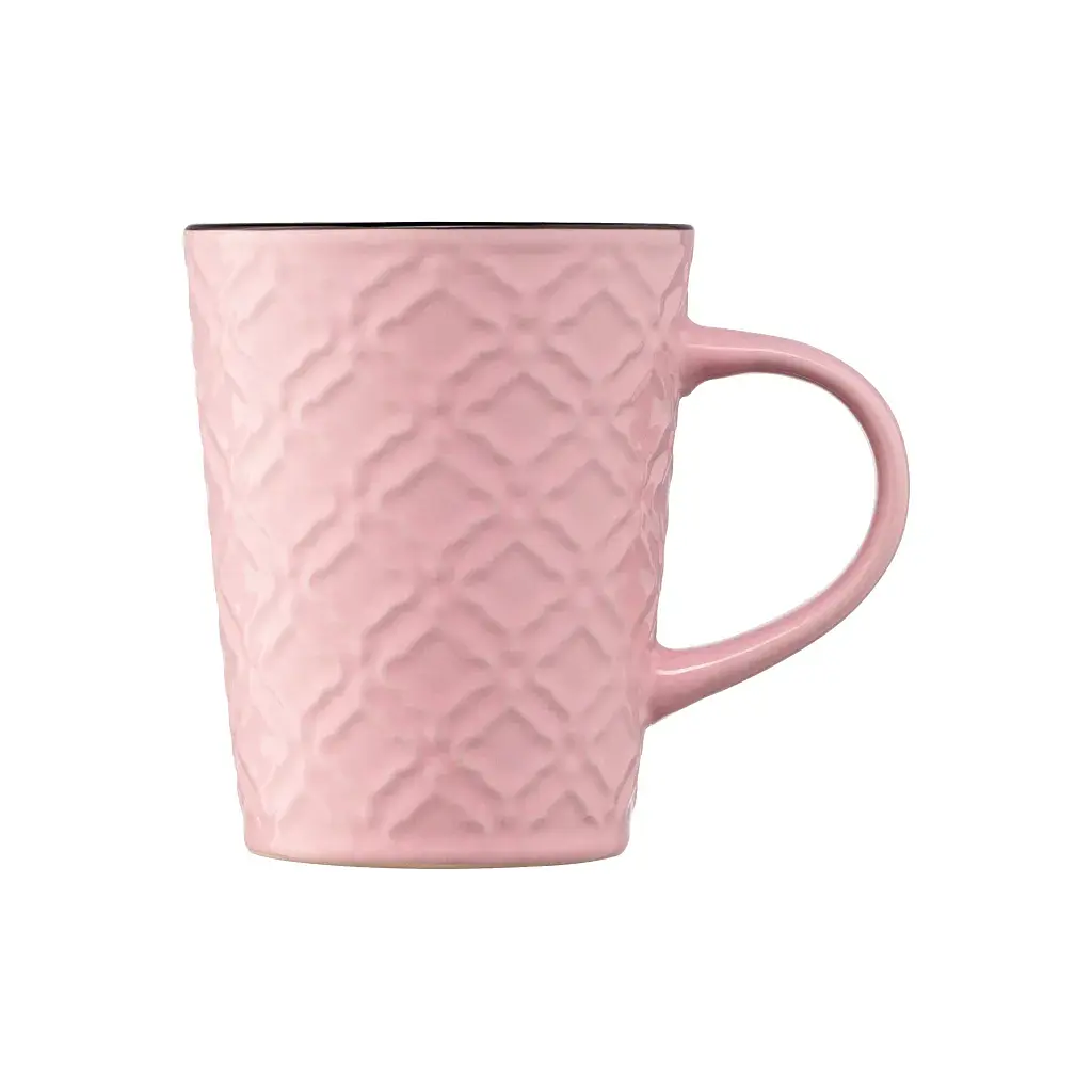 Чашка Ardesto Relief 320 мл Pink (AR3474P) - фото 4